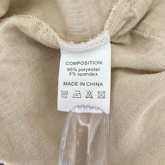 Y2K LC Lizette Collection Tunic Shirt Utility Jacket Roll Tab Sleeve Mid Length - Picture 6 of 7